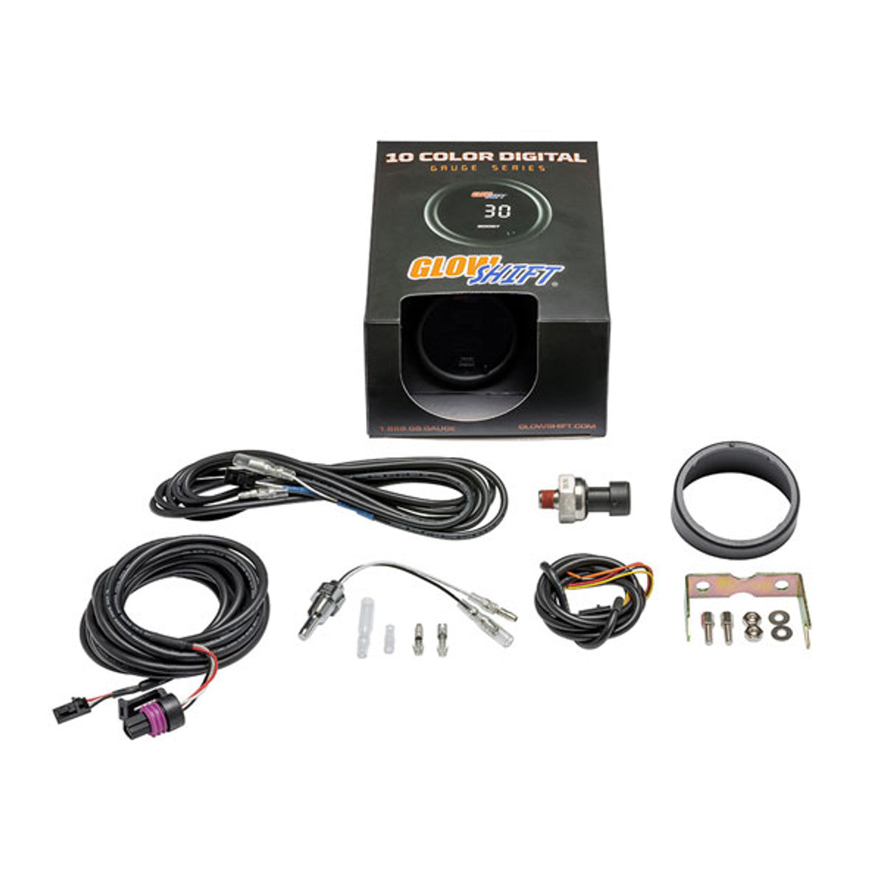 10 Color Digital Dual Temperature & Pressure Gauge