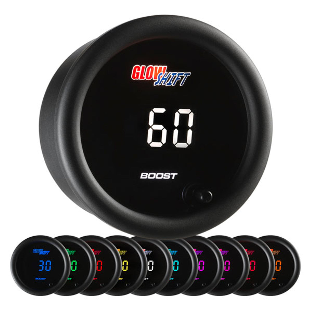 2.5 60MM 3.0 BAR DC12V Universal Dual Color LED Turbo Gauge, Car Meter, Boost Gauge Light Pressure Turbo Gauge for All Kinds of Modified Vehicles 2.5 60MM 3.0 BAR DC12V Universal Dual Color LED Turbo Gauge, Car Meter, Boost Gauge Light Pressure Turbo Gauge for All Kinds of Modified Vehicles