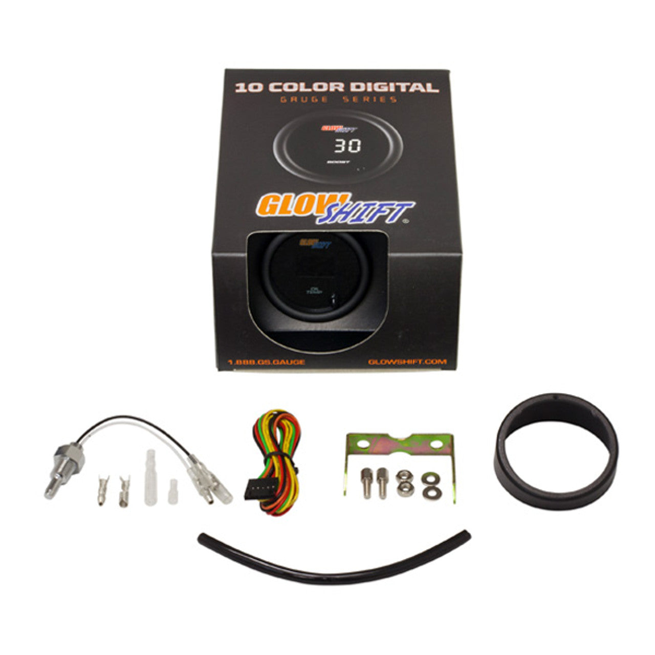 10 Color Digital Oil Temperature Gauge | GlowShift