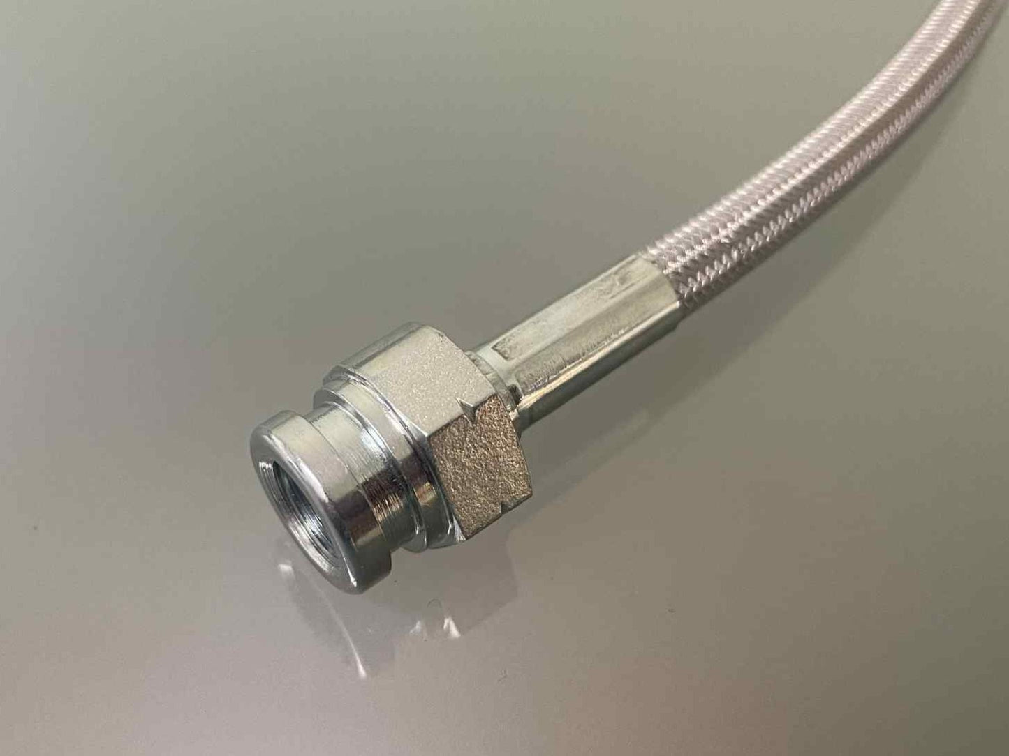 NA/NB Extended braided stainless steel clutch hose - Techna-Fit