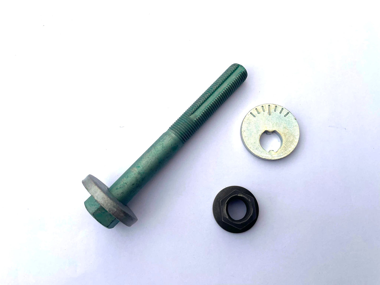 1990-2005 Miata Eccentric Bolt Kit (Camber Alignment Control arm Hardware) - Mazda OEM