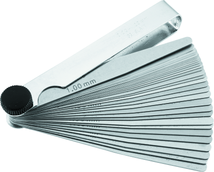 BikeMaster 32-Blade Dual-Reading Combination Feeler Gauge Set