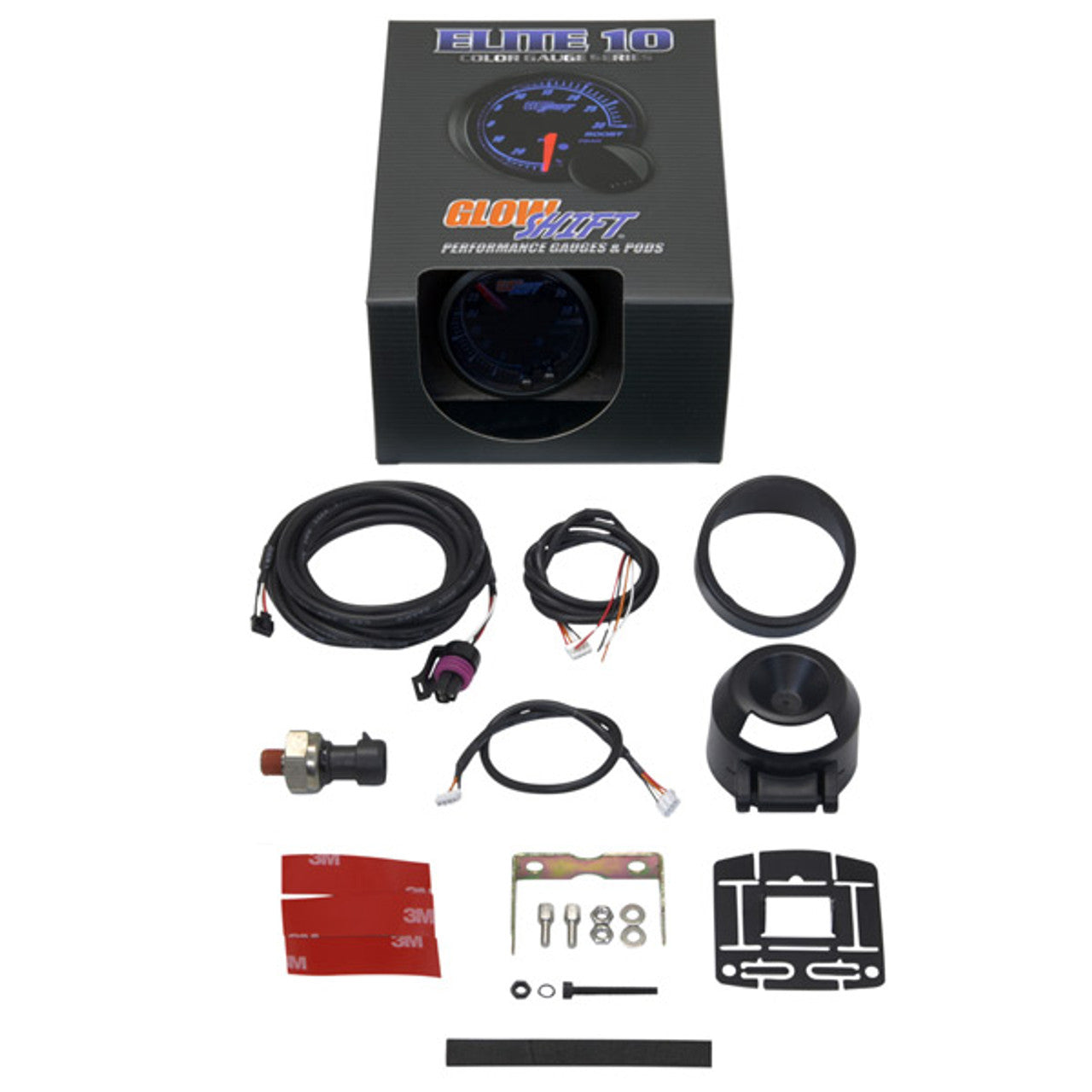 Elite 10 Color 60 PSI Boost Gauge
