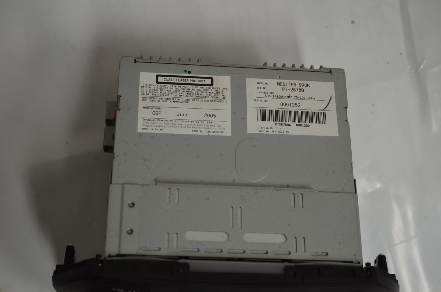 2006-2015 NC Miata MX5 OEM Bose Radio Head Unit