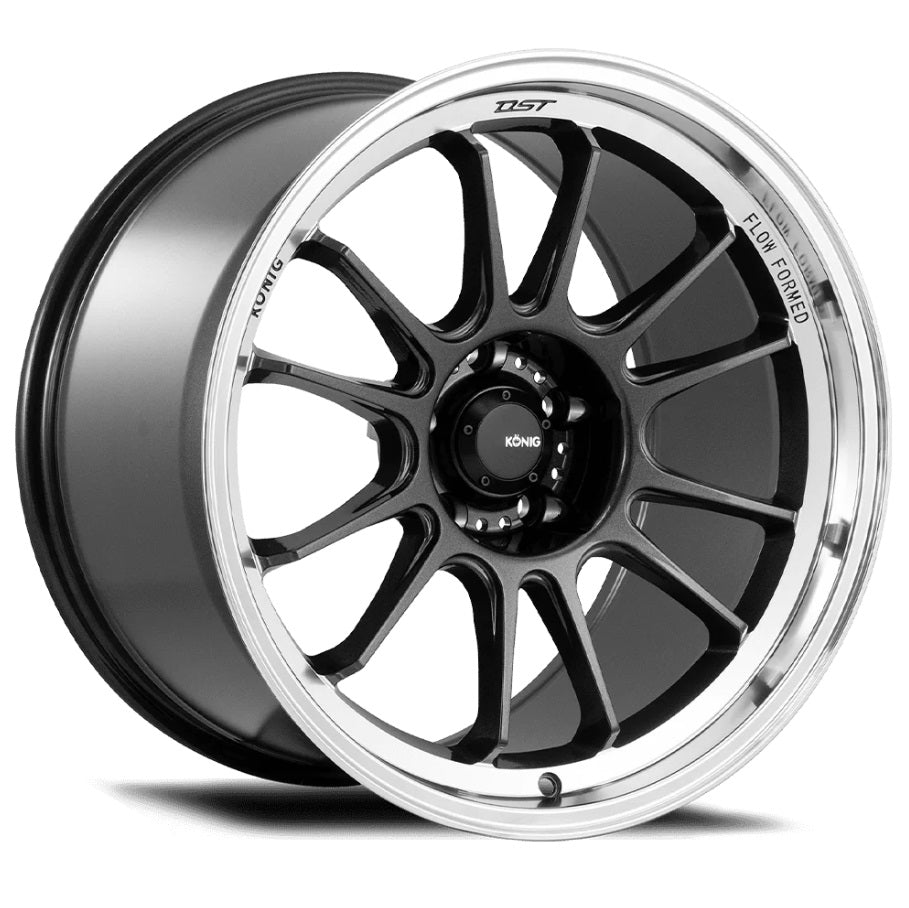 Konig Hypergram Metallic Carbon W/ Machined Lip