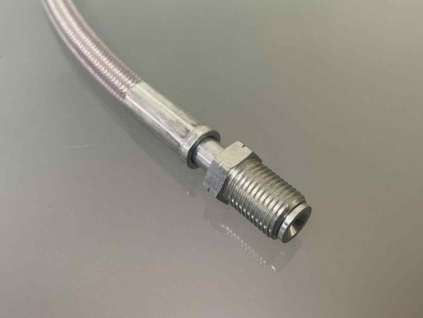 NA/NB Extended braided stainless steel clutch hose - Techna-Fit