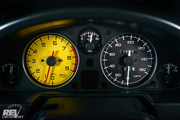 RevLimiter NA Miata Gauge Set "Sunstorm"