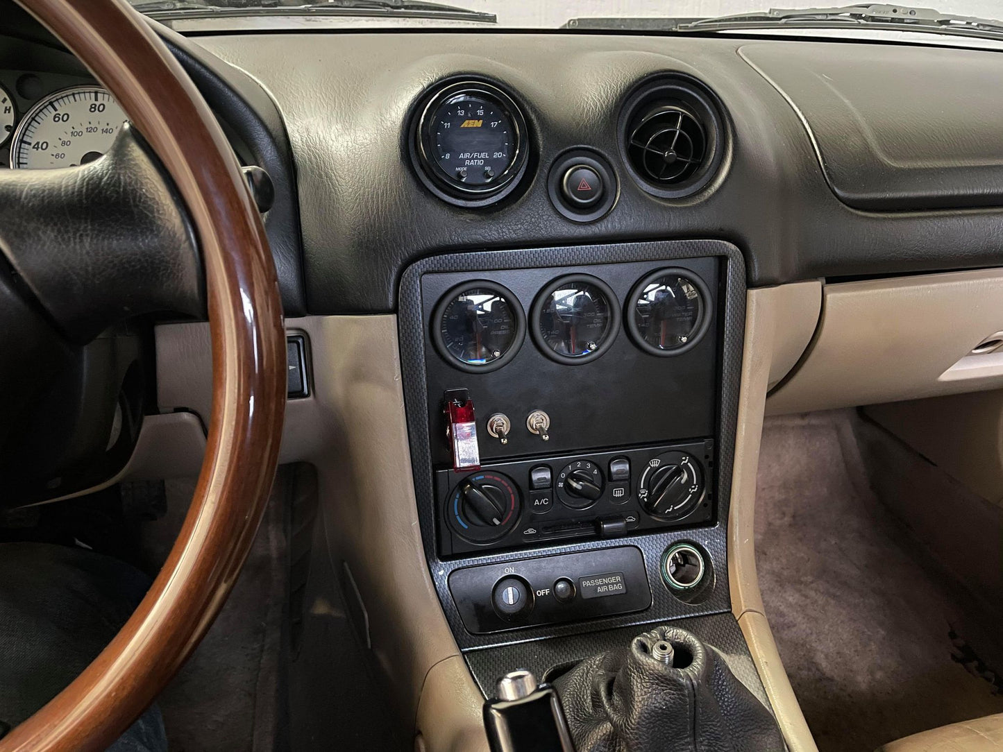 99-05 Miata Radio Delete Gauge Panel