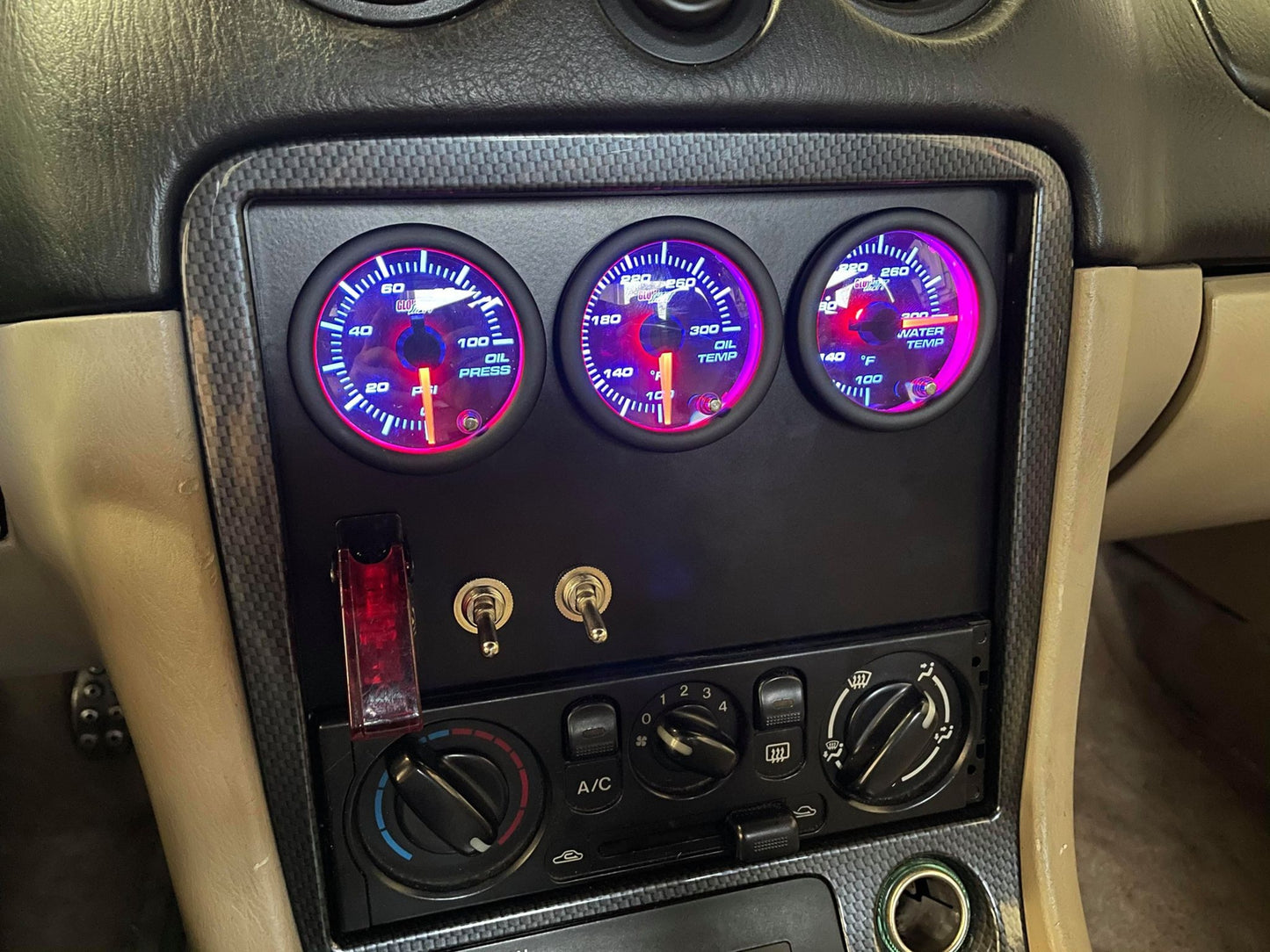 99-05 Miata Radio Delete Gauge Panel