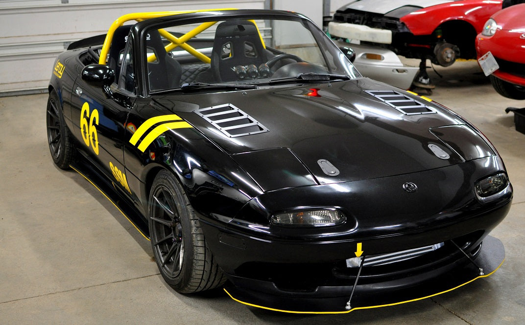 Miata Custom Hood Vents Style 1
