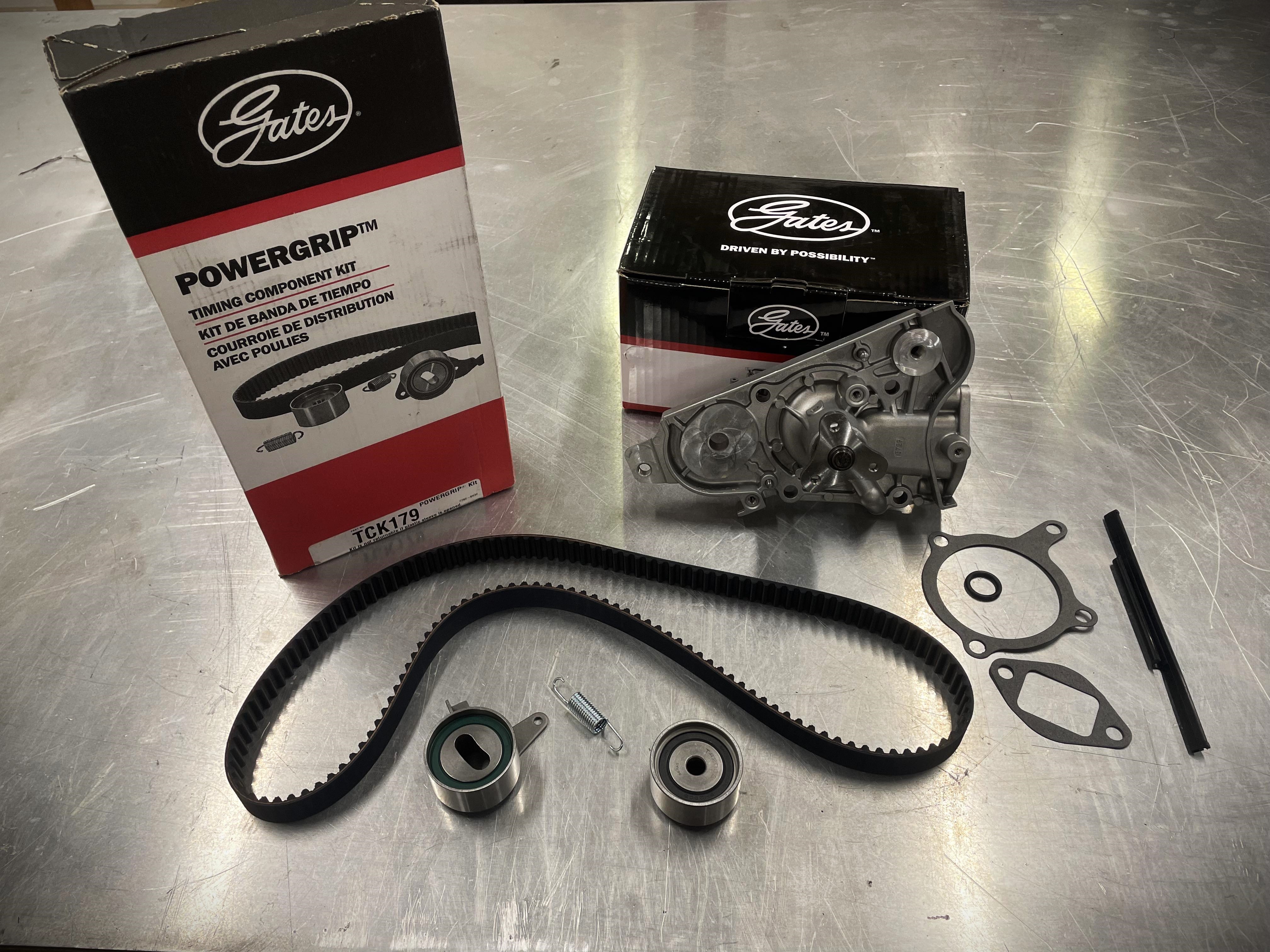 9405 Miata 1.8 Gates Timing Belt and Water Pump Kit Leroy Engineering
