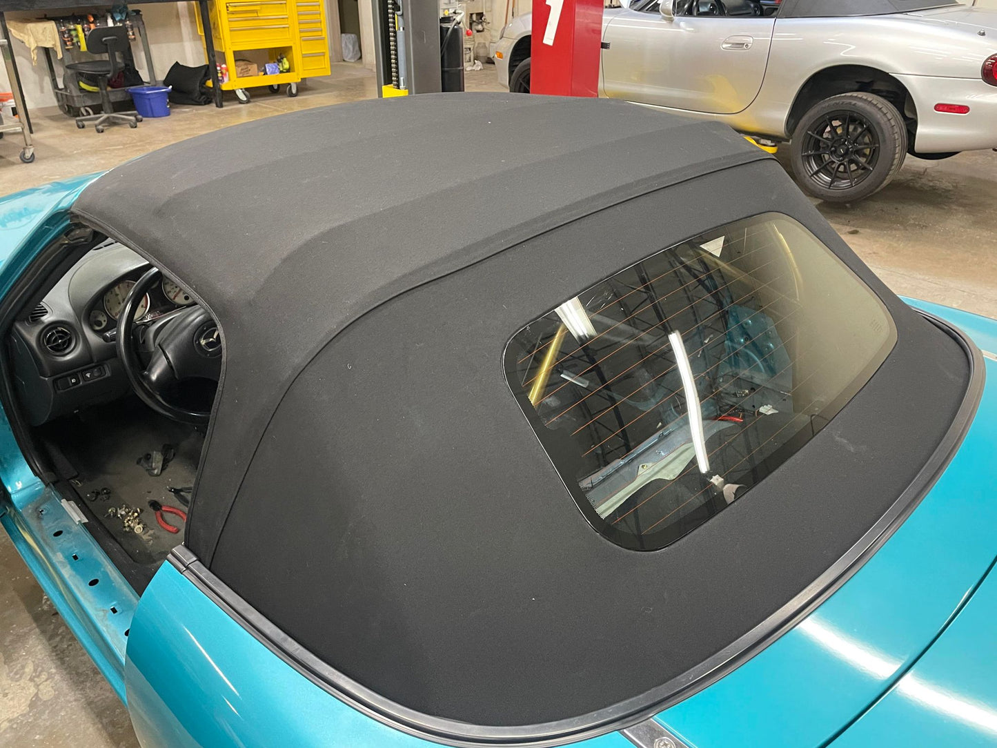 Soft Top by Robbins 1990-2005 NA-NB Miata, Glass window With Defrost without Zipper, Cloth