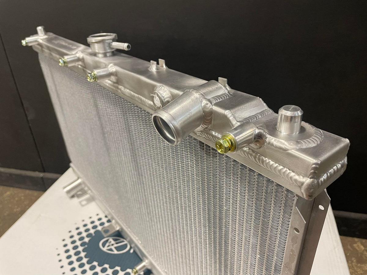 Miata Rear Mounted Radiator 99-05 Miata Koyorad Aluminum Radiator – Leroy Engineering