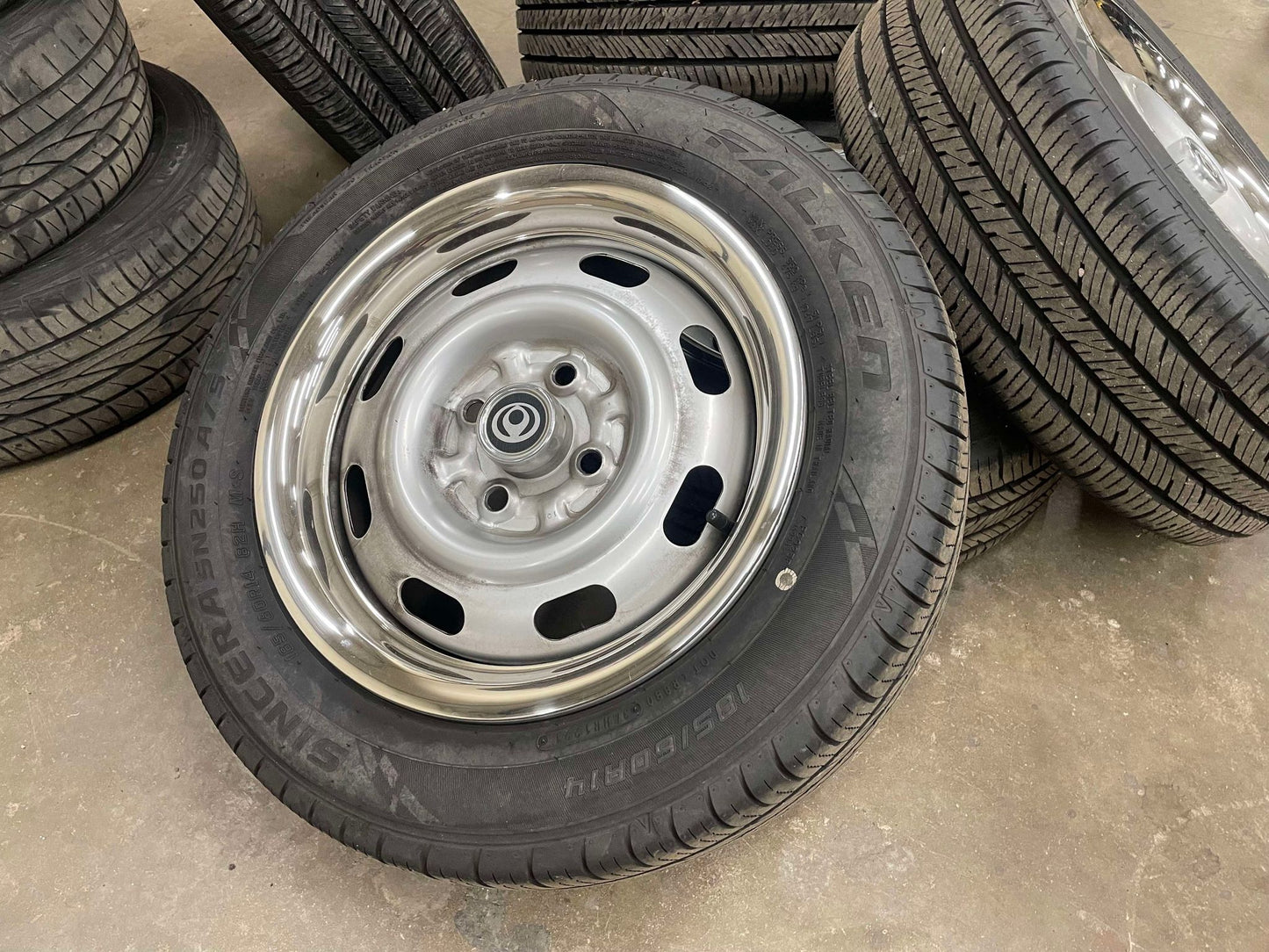 Mazda OEM 14x5.5 Steel wheels - 90-97 Miata