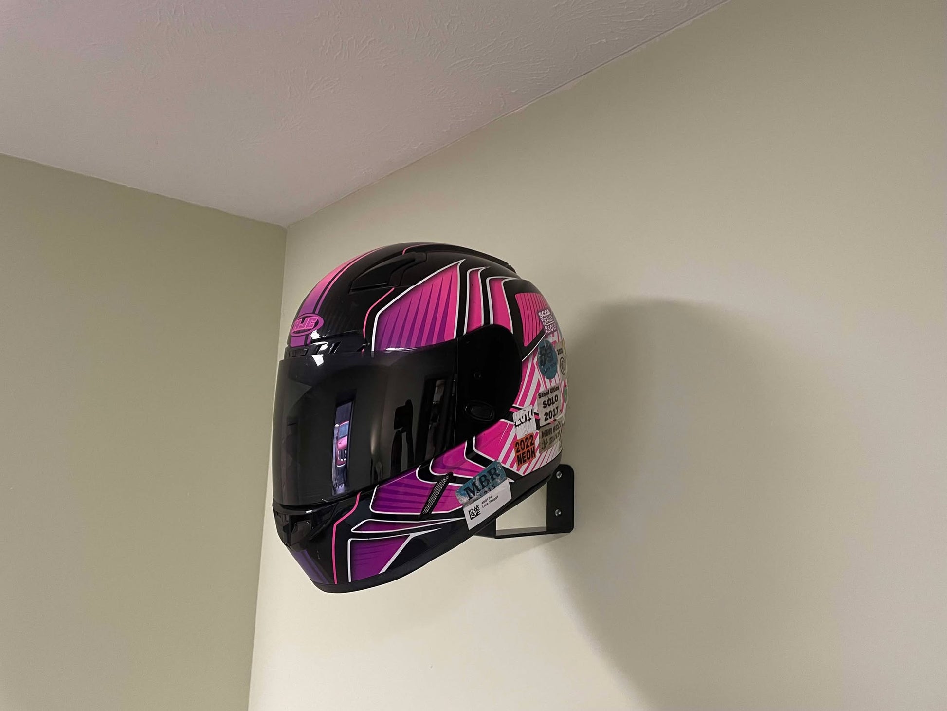 bike helmet wall mount Helmet Wall Mount Display Stand – Leroy Engineering