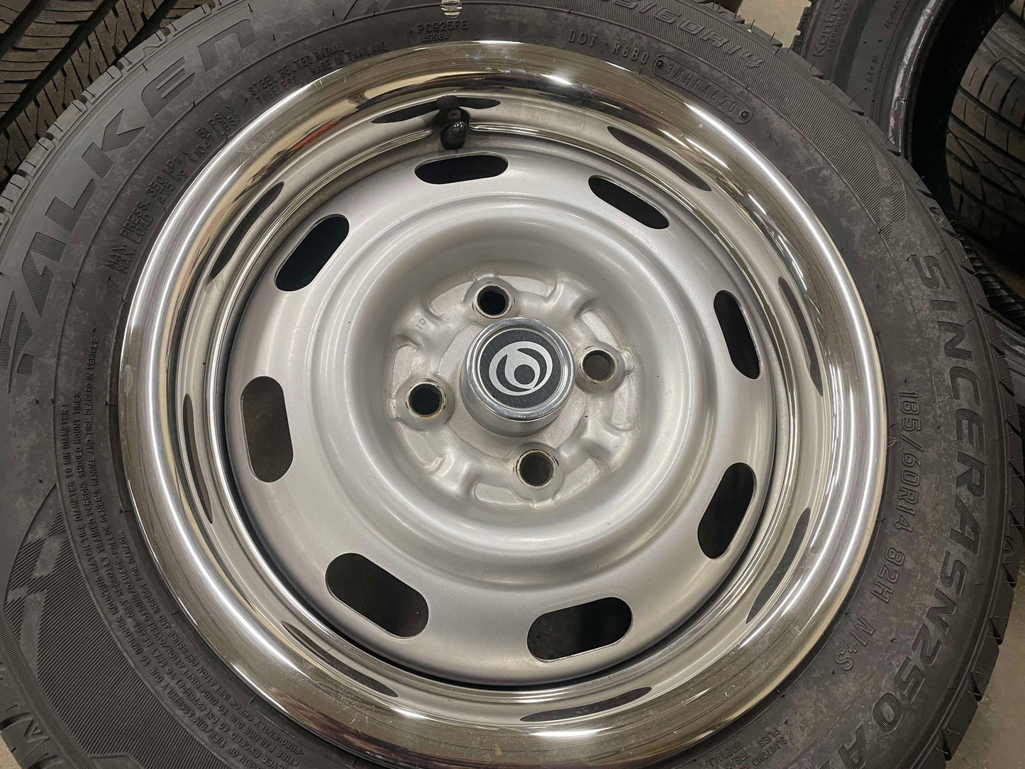 Mazda OEM 14x5.5 Steel wheels - 90-97 Miata