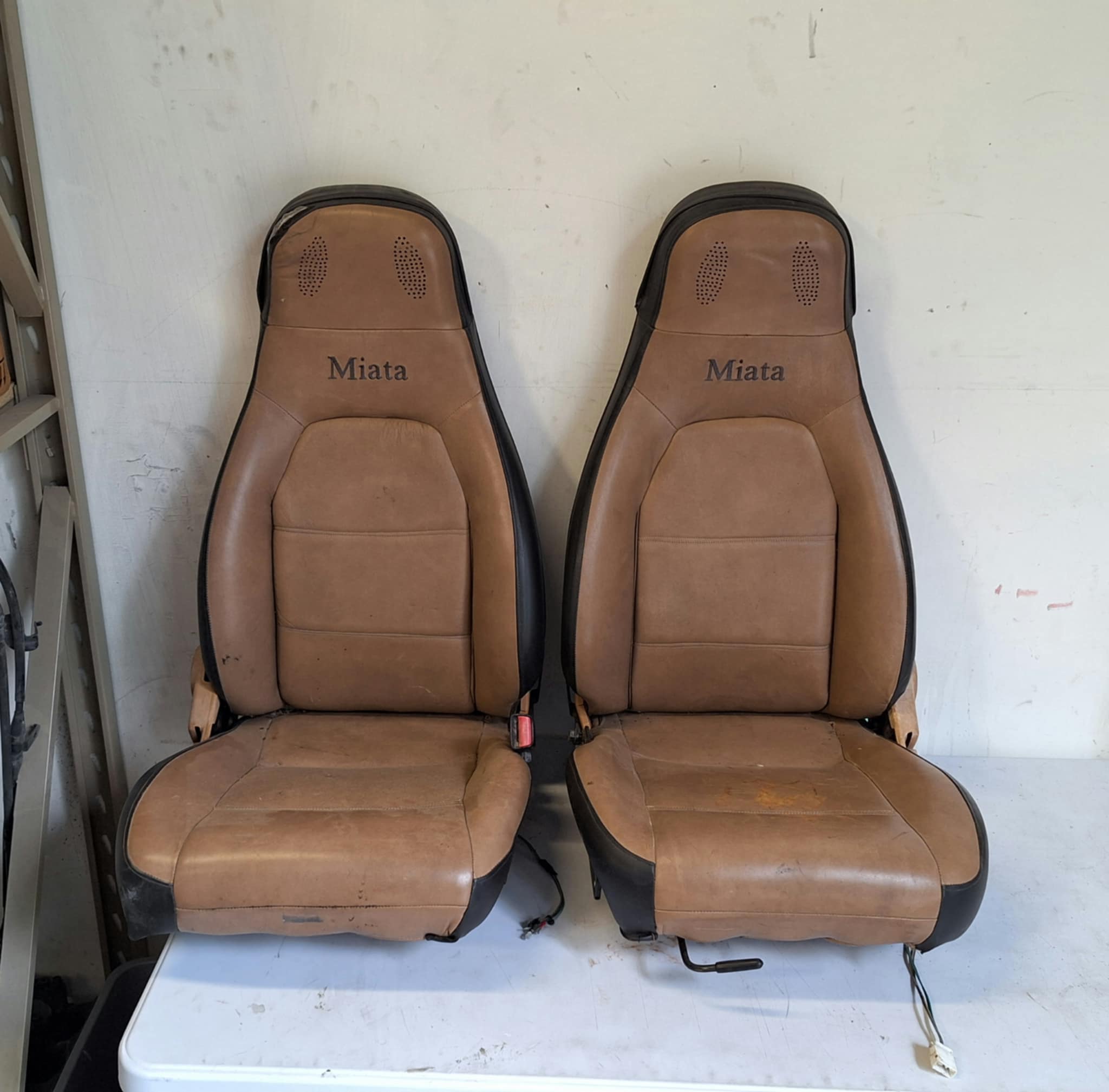 90-97 Custom Miata Tan Upholstered Seats [Used] – Leroy Engineering