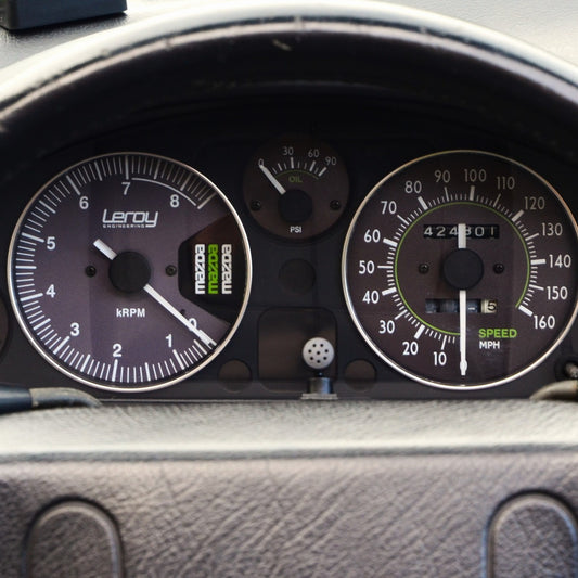 Leroy Engineering NA/NB Miata Gauges faces by RevLimiter