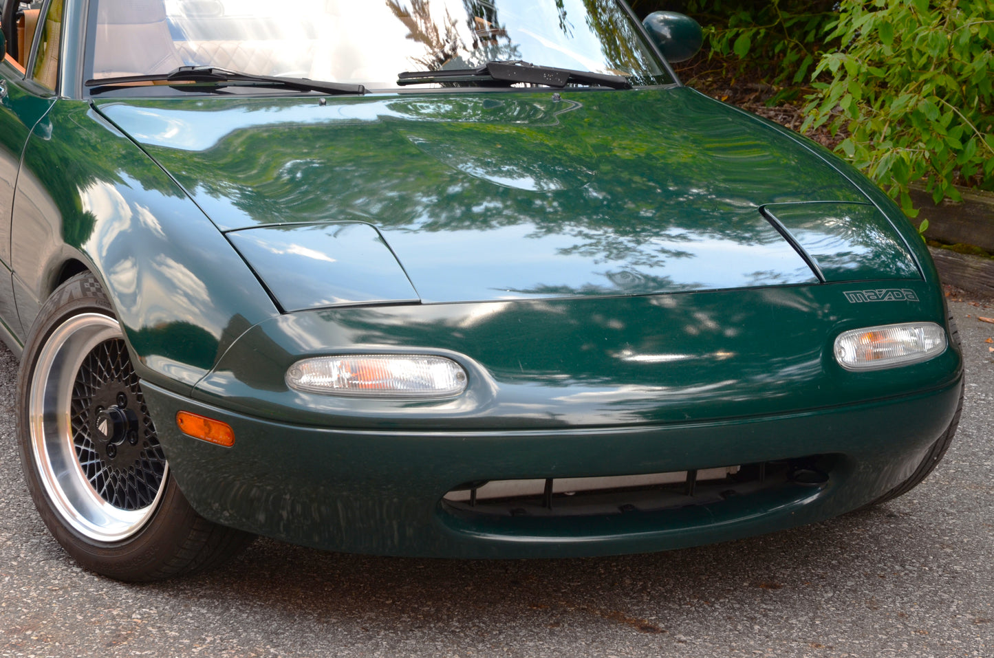 NA/NB Miata Front Tow Hook and License Plate Mount