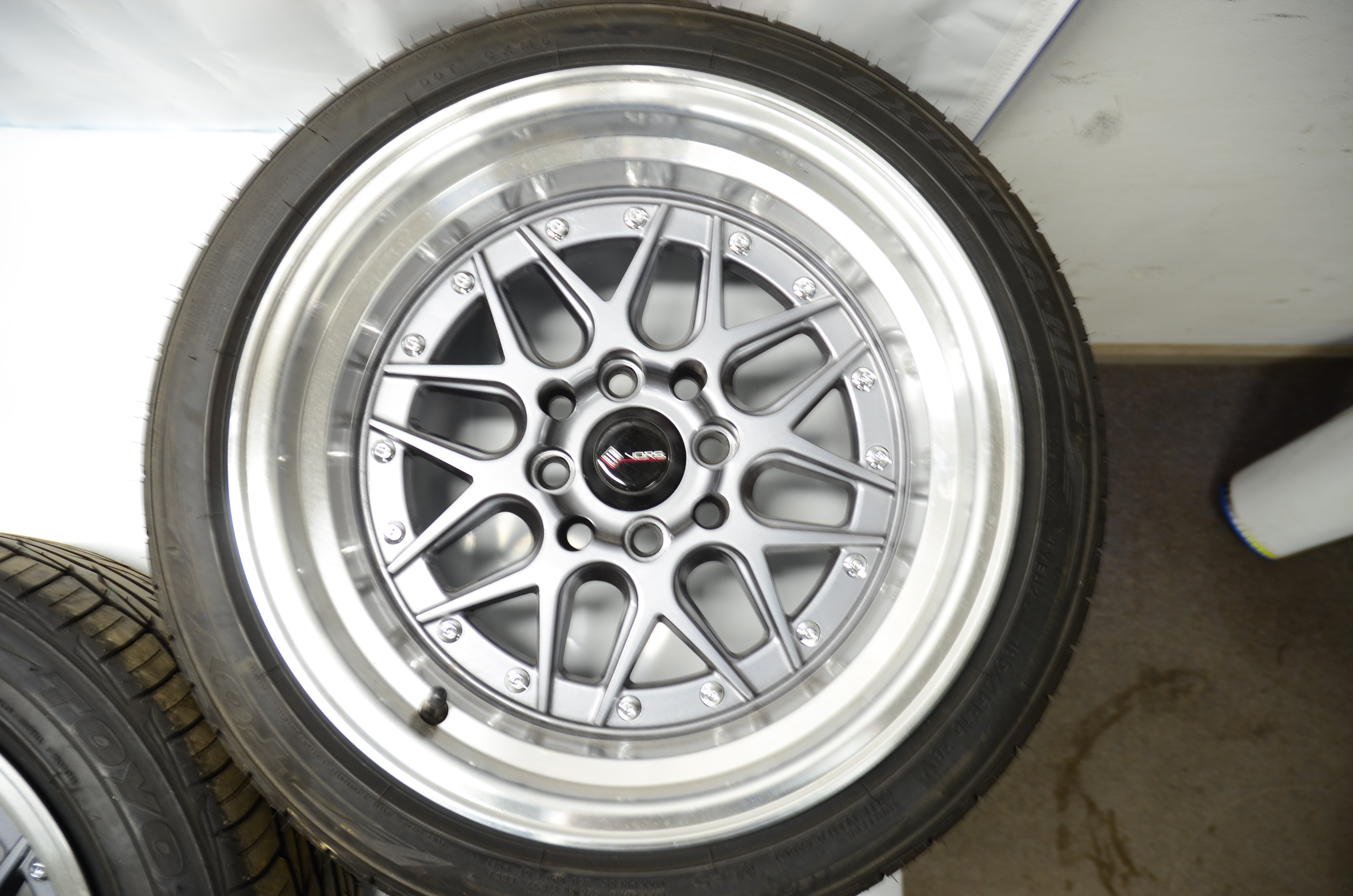 VORS VR7 Gunmetal Wheels and Tires Full Set [Used] - VR0715808H0GM