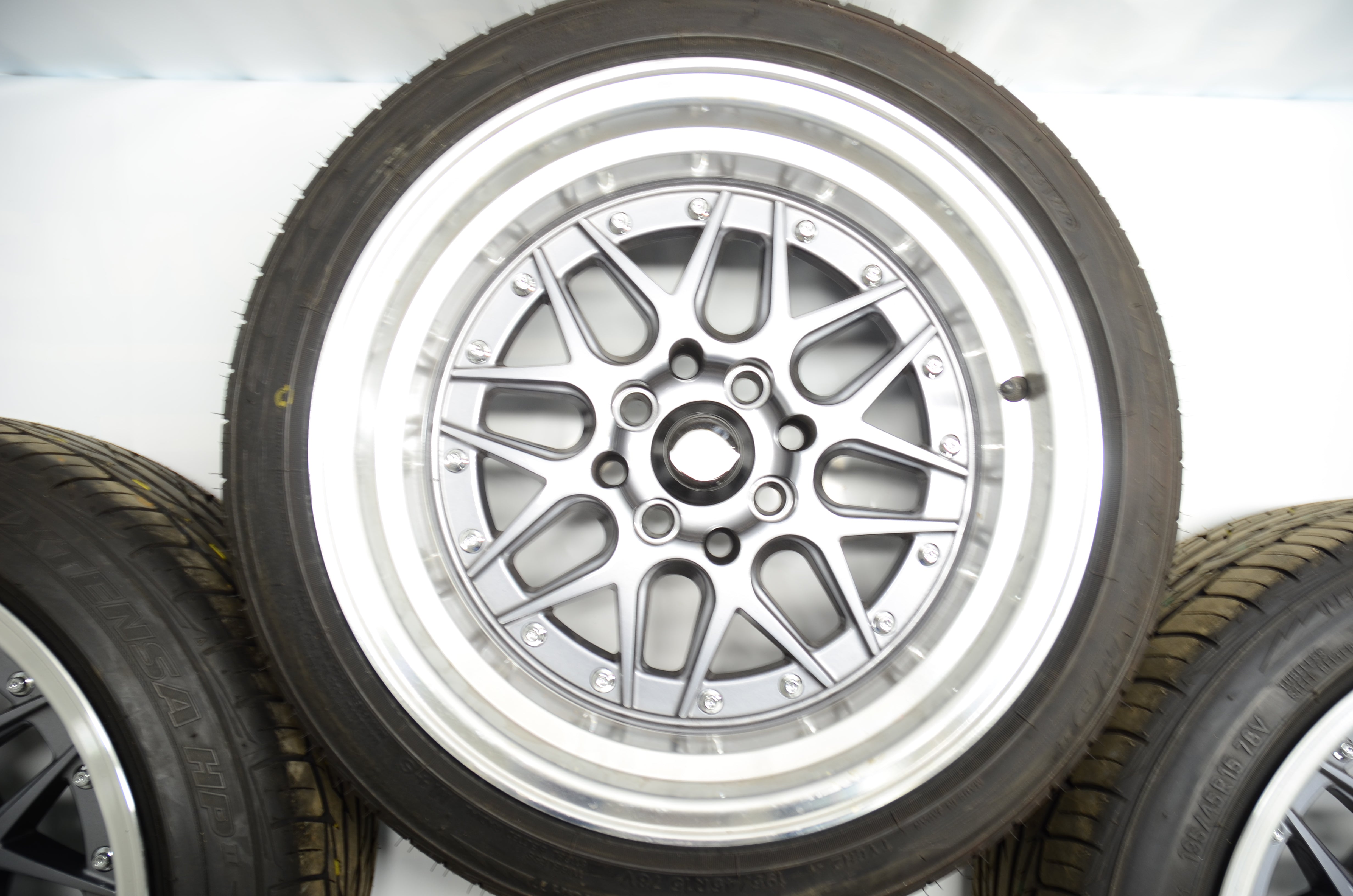 VORS VR7 Gunmetal Wheels and Tires Full Set [Used] - VR0715808H0GM