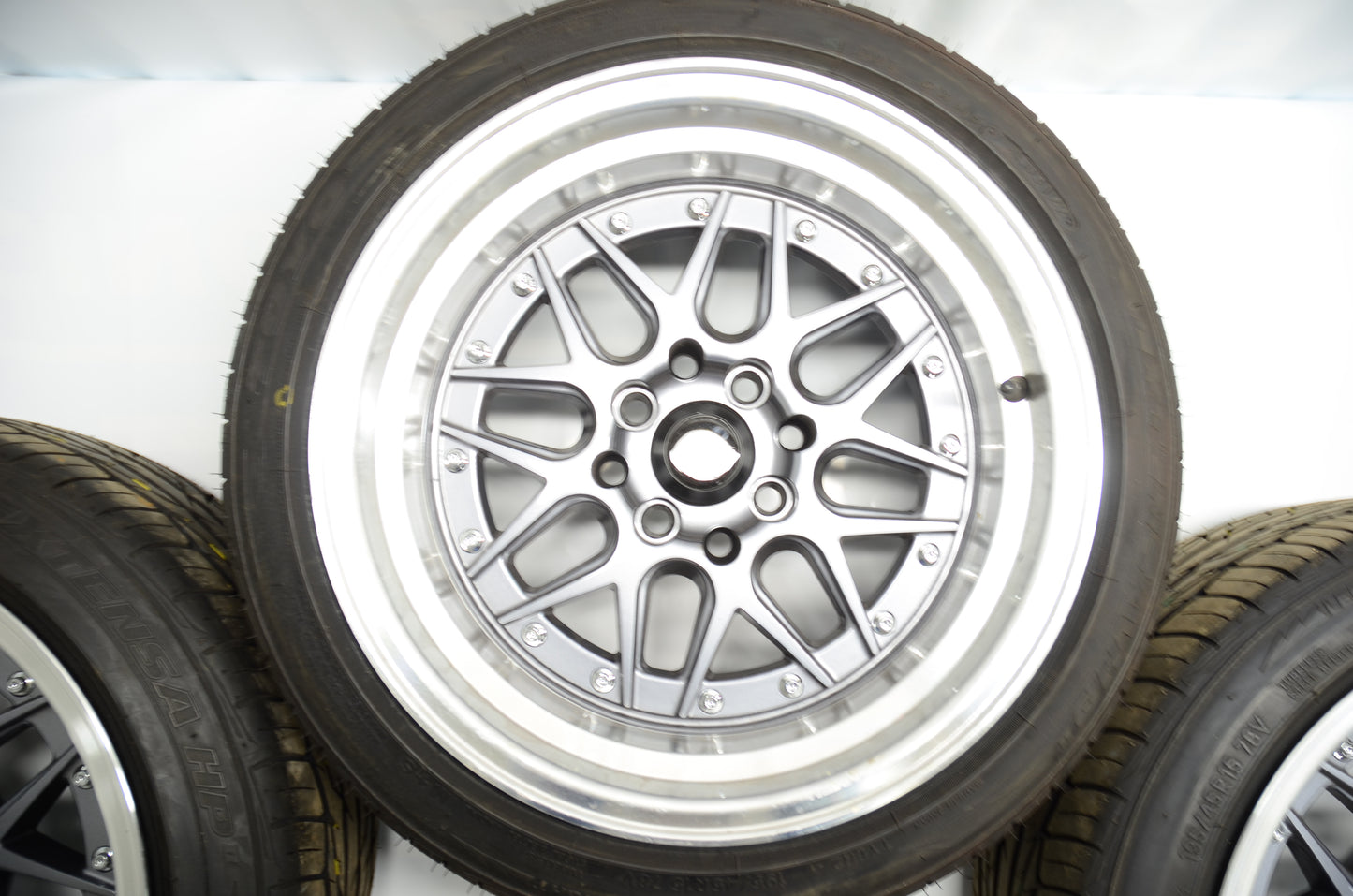 VORS VR7 Gunmetal Wheels and Tires Full Set  [Used]