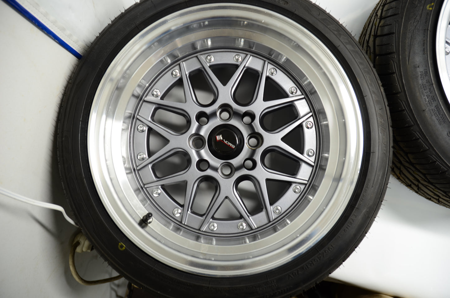 VORS VR7 Gunmetal Wheels and Tires Full Set  [Used]