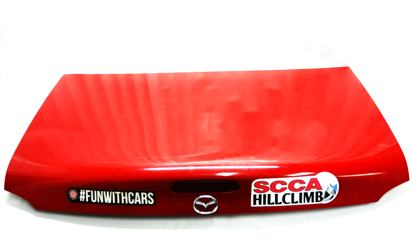 99-05 Miata Trunk Lid Red [Used] - NCY0-52-61XG - PICK UP ONLY