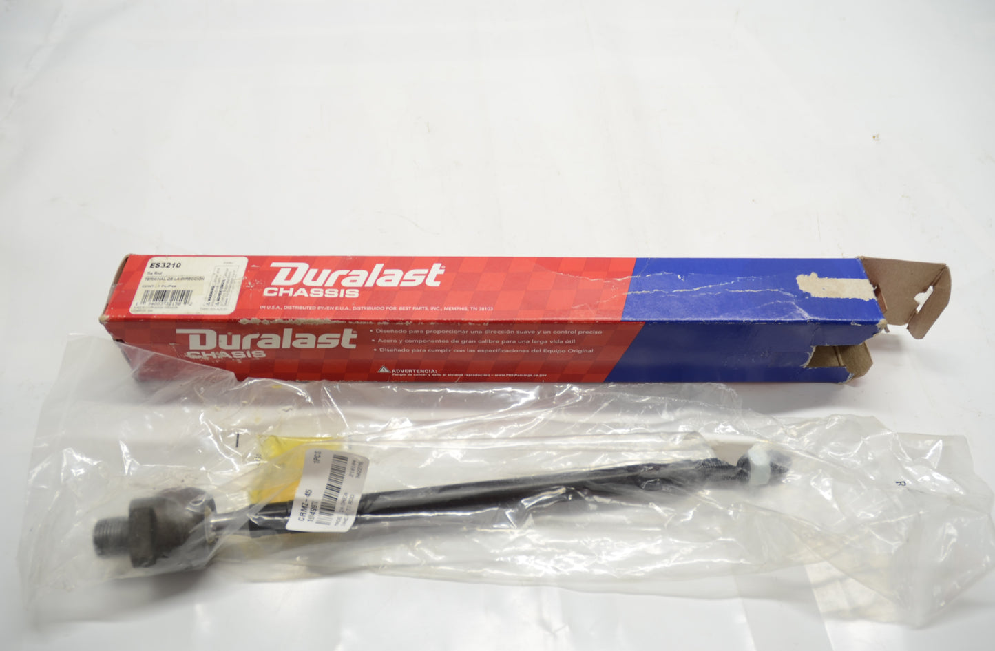 Duralast Front Inner Tie Rod Driver or Passenger [Open Box] - ES3210
