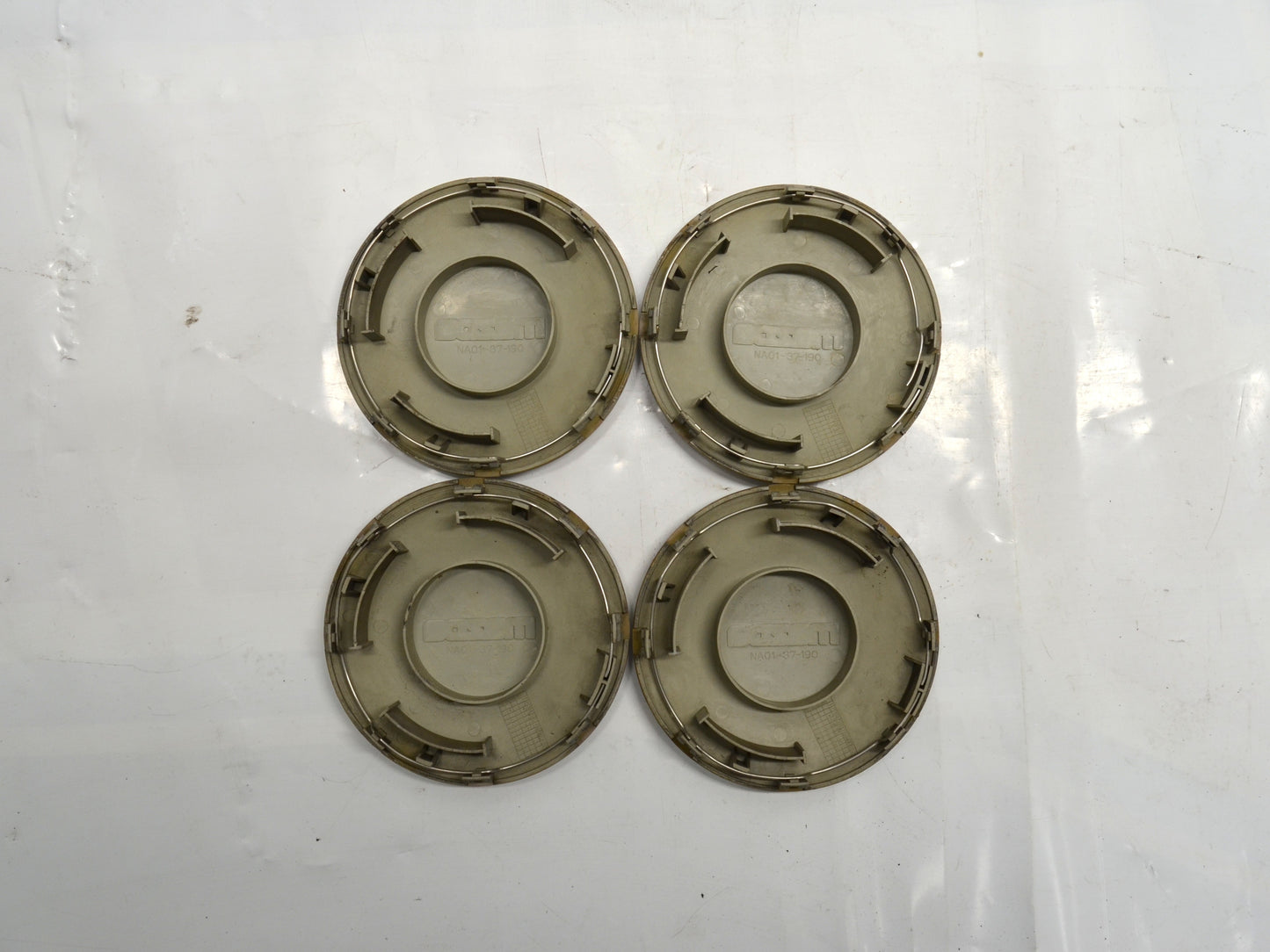 90-93 NA Mazda Miata OEM Wheel Hub Center Cap 4 Set - USED