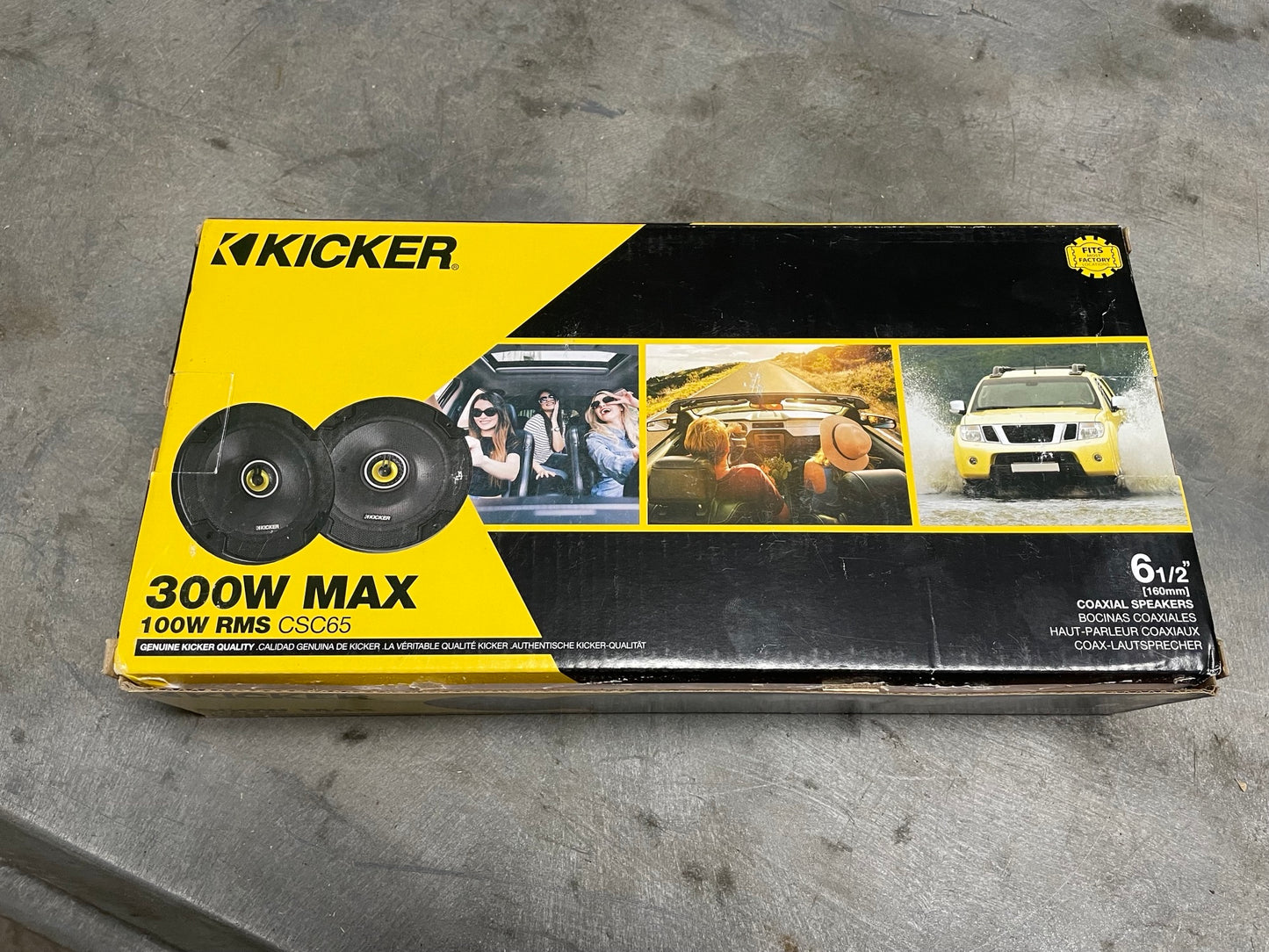 Kicker CS Series CSC65 Speakers - Open Box