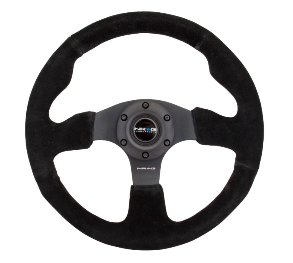 NRG 320MM Suede Racing Steering Wheel