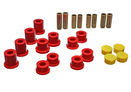 1990-2005 Miata Energy Suspension FRONT Bushing Kit - RED