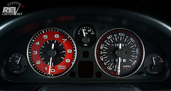 RevLimiter NA Miata Gauge Set "Burnout"