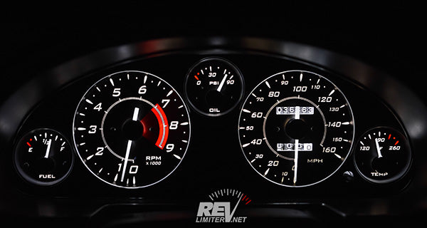 RevLimiter NA Miata Gauge Set "Circuit"