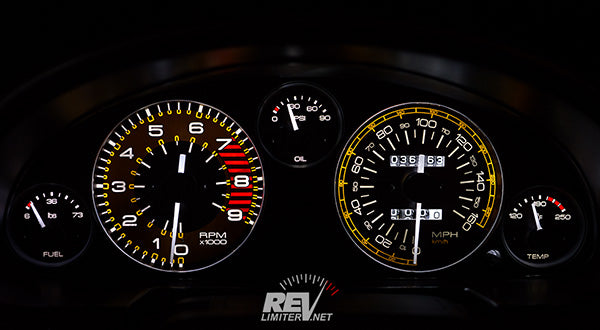 RevLimiter NA Miata Gauge Set "Dragstrip"