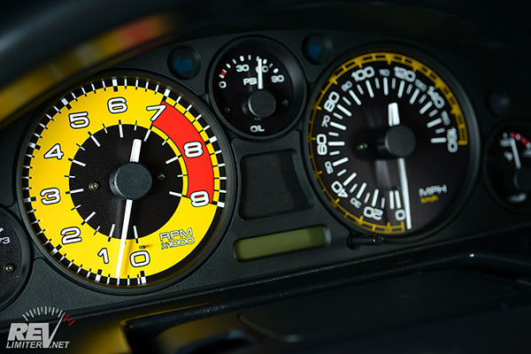 RevLimiter NB Miata Gauge Set "Dragstrip"