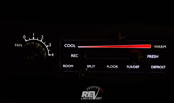 RevLimiter NA Miata HVAC Panel "Fighter"