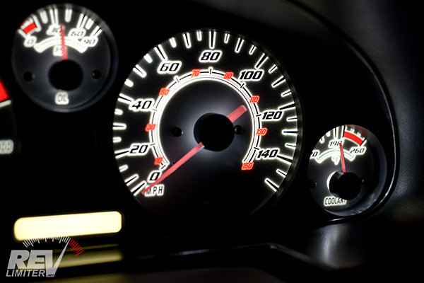 RevLimiter NB Miata Gauge Set "Redline"