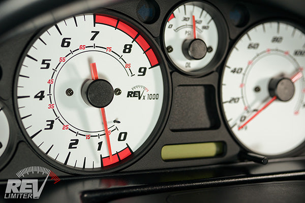 RevLimiter NB Miata Gauge Set "Redline"