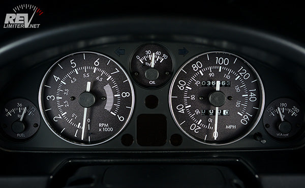 RevLimiter NA Miata Gauge Set "Warbird"