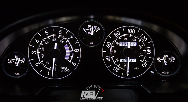 RevLimiter NA Miata Gauge Set "Warbird"