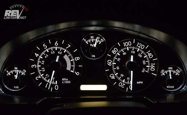 RevLimiter NB Miata Gauge Set "Warbird"