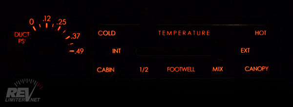RevLimiter NA Miata HVAC Panel "Warbird"