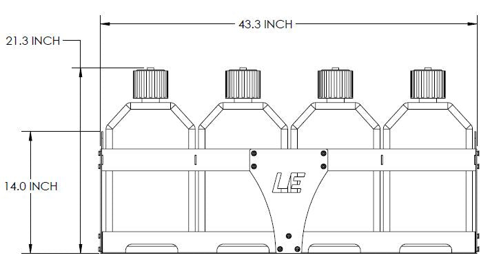 Center Racing Jug Rack